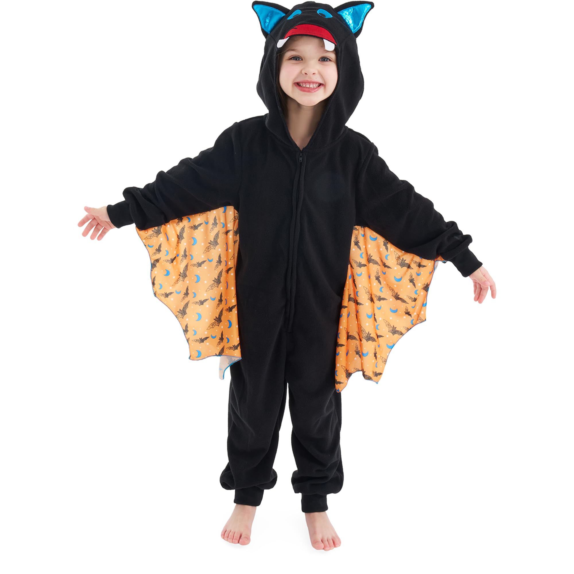 Sincere Party Novelty Bat Onesie Costume,Halloween Animal Onesie for Boys and Girls L 8-10 — image 1