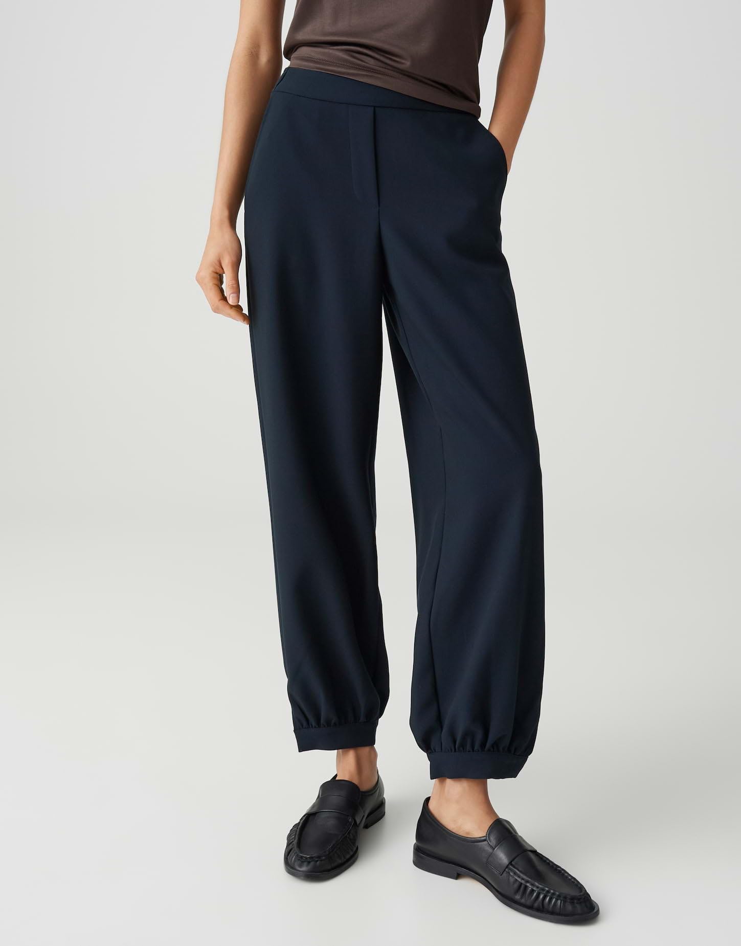 OPUS Damen Barrel Pants | MYHA Balloon Relaxed Ballonhose mit Komfortbund
