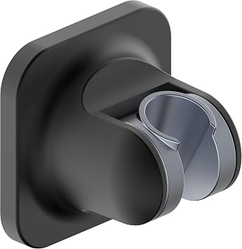 Shower Head Holder, Strong Adhesive Handheld Showerhead Holder ,Shower Head BracketMatte Black DP-9311-MT Duttao