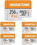GIGASTONE 64GB Micro SD Card 2-Pack, V30 4K Video Recording, Surveillance, Security Camera, Dash Cam, Drone, 95MB/s MicroSDXC Memory Card UHS-I Class 10, with Adapter