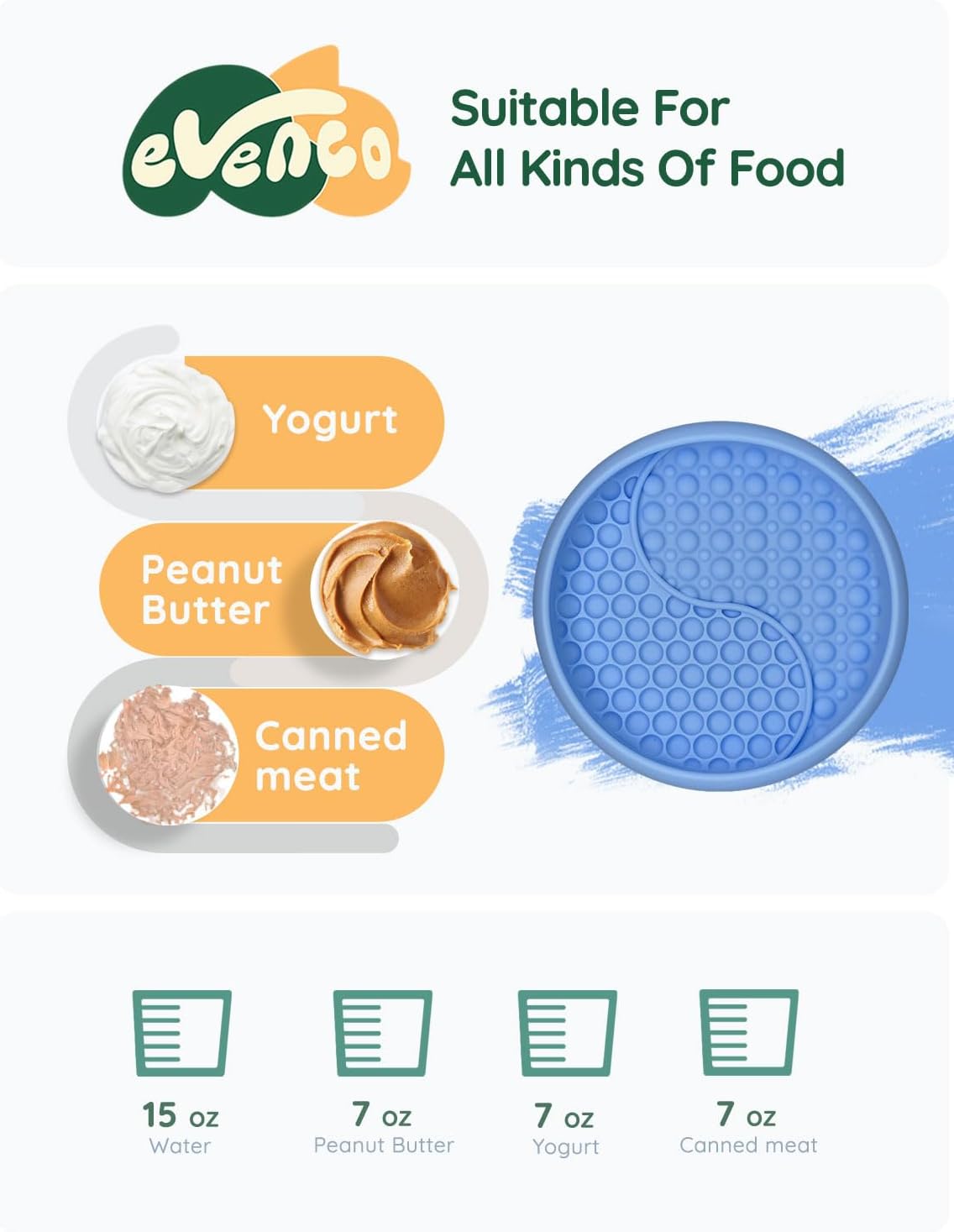 Slow Feeder Bowl Bundle: Light Blue Frozen Lick Mat (8.0" x 1.4") + Pink Starry Sky Feeder (4.3" x 2.9"), Freeze-Friendly Lick Bowl with Suction Cups for Enrichment and Anxiety Relief