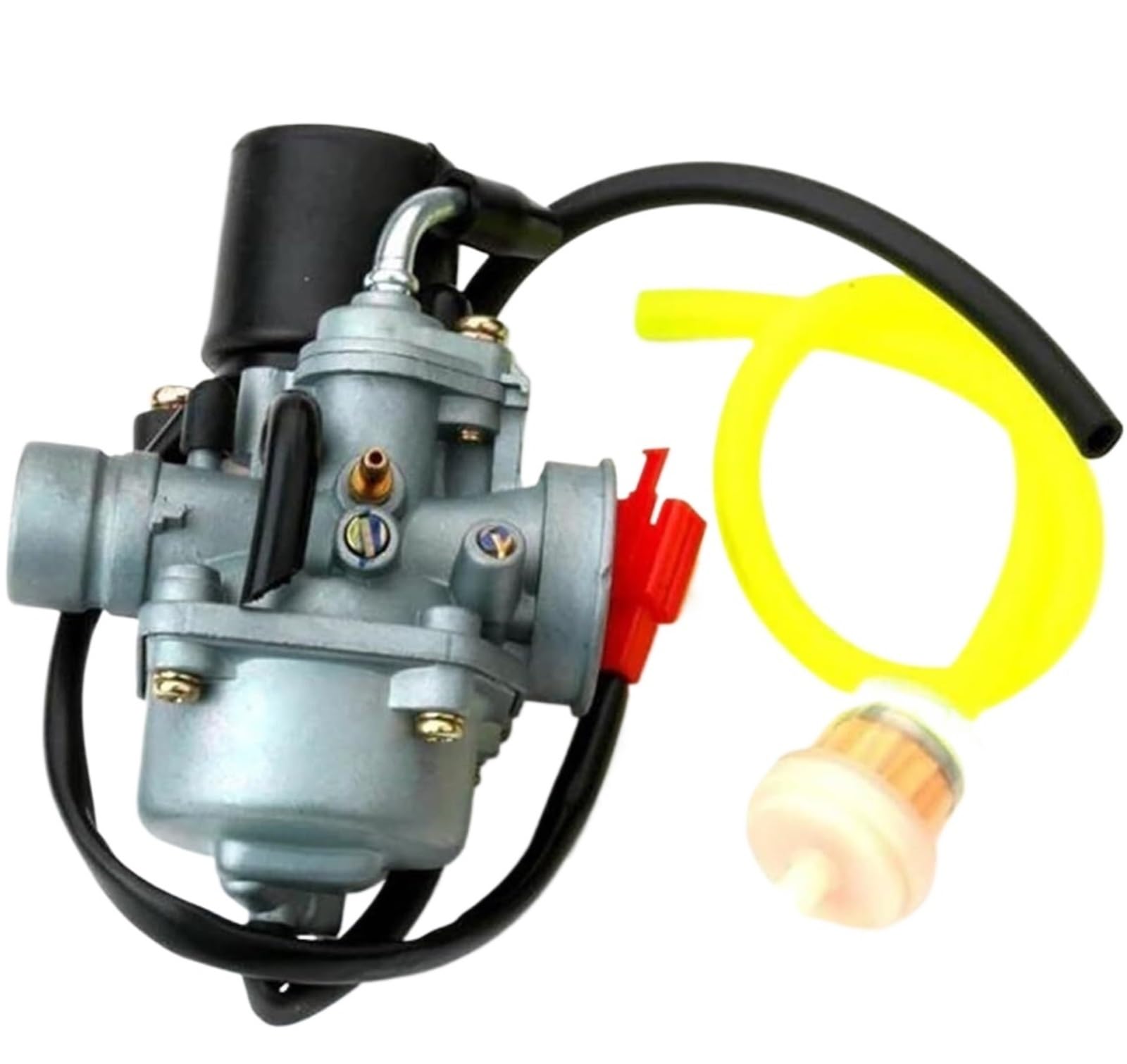 Genérico Carburador desbrozadora Piezas de Motor Carburador para Scooter 19 mm para ciclomotor