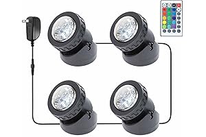 Mesmerizing Underwater Led Waterfall Light Show (Set of 4)