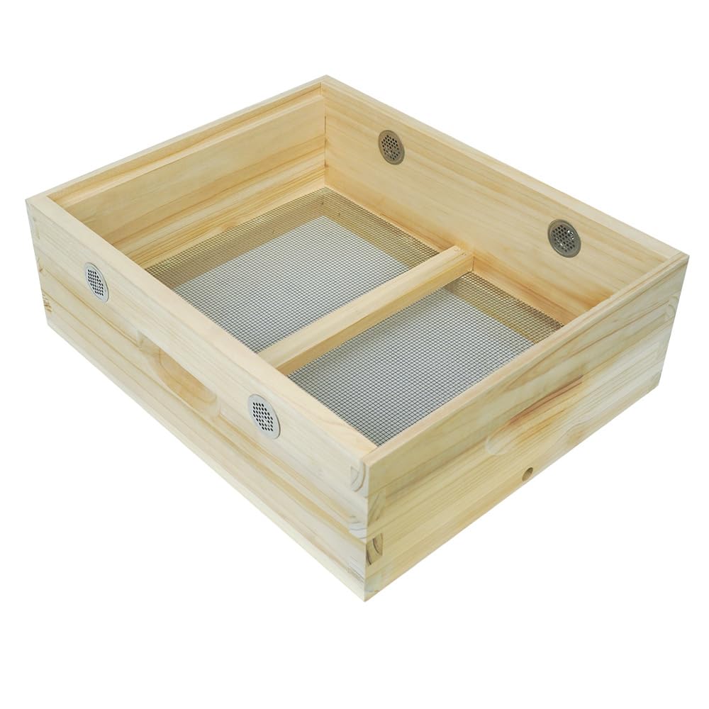 witbee Assembled Beehive Quilt Box, 10 Frame Langstroth Bee Hive Winter Quilt Box for Bee Hive Winter Beekeeping Supplies