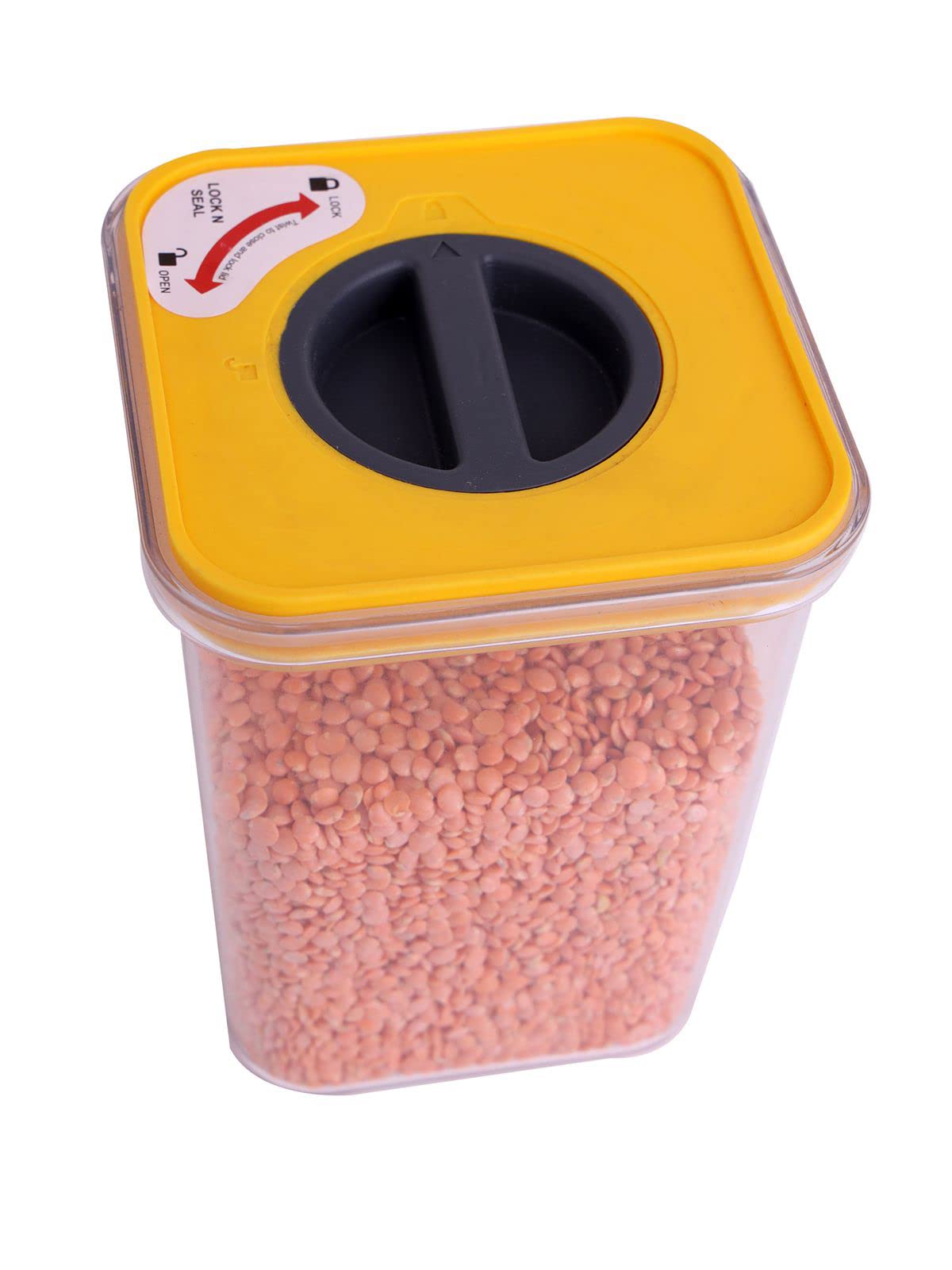Yellow Kitchen Containers - 2 Pack 1700ml -6