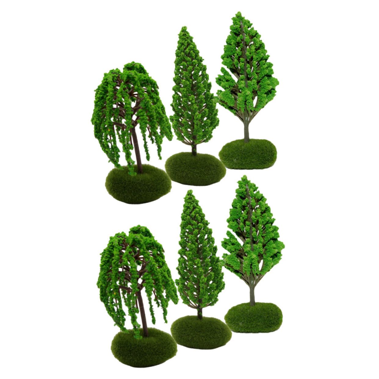 NUOBESTY Pezzi Modello Di Albero Treno Mini Alberi Modellini Di Treni Diorama Modelli Di Alberi Treni A Scartamento O Piccoli Edifici In Scala N Alberi Giocattolo Modello Mini
