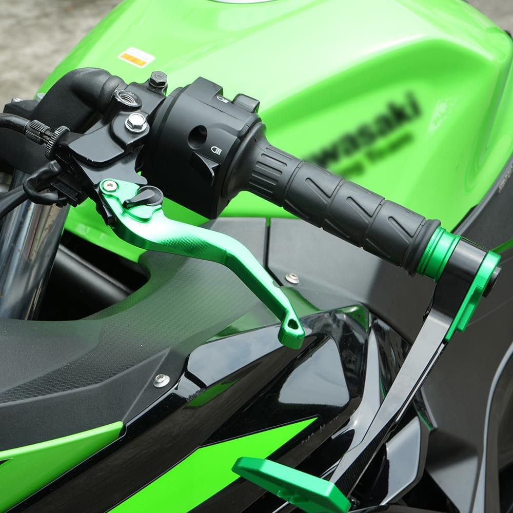Motorcycle Handguards Fit For Ninja500 2024 2025 | Ninja400 NINJA650 Ninja ZX4R ZX6R ZX10R ZX14R 2018-2024 All Year | NINJA Handlebar Grips Guard Clutch Levers Guard Accessories BK