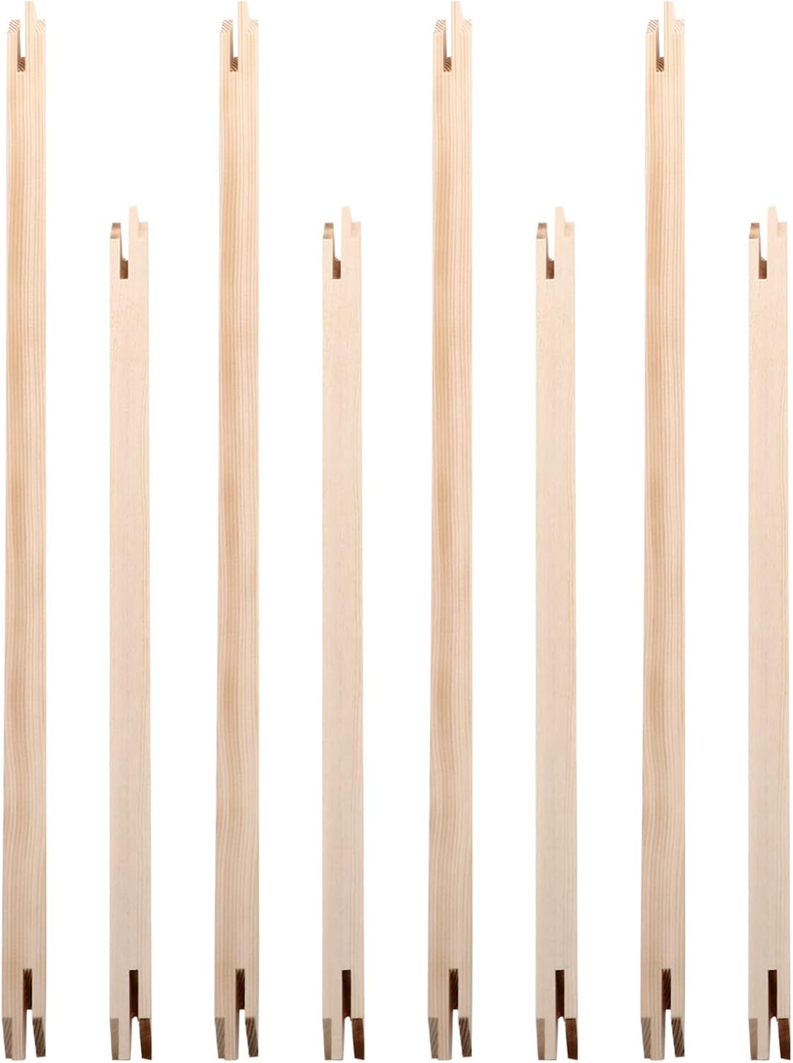 Lurrose 8pcs Solid Wood Inner Frame Paint Kits Paint