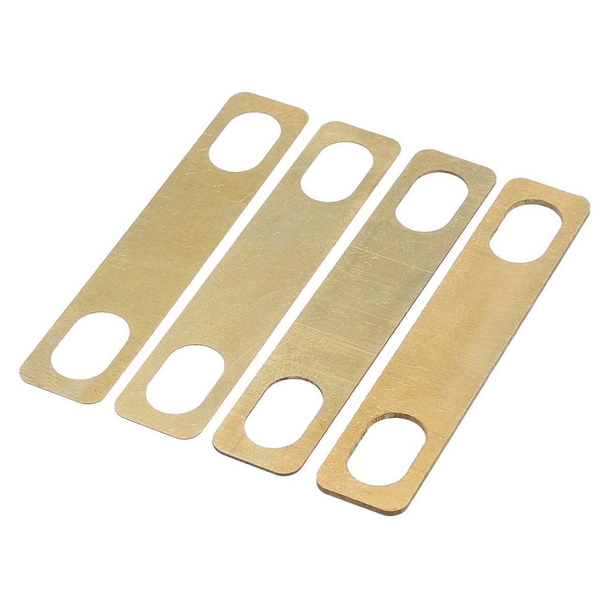 4PCS Guitar Neck Shims 0.2mm 0.5mm 1mm Thickness Brass Shims for Guitar
