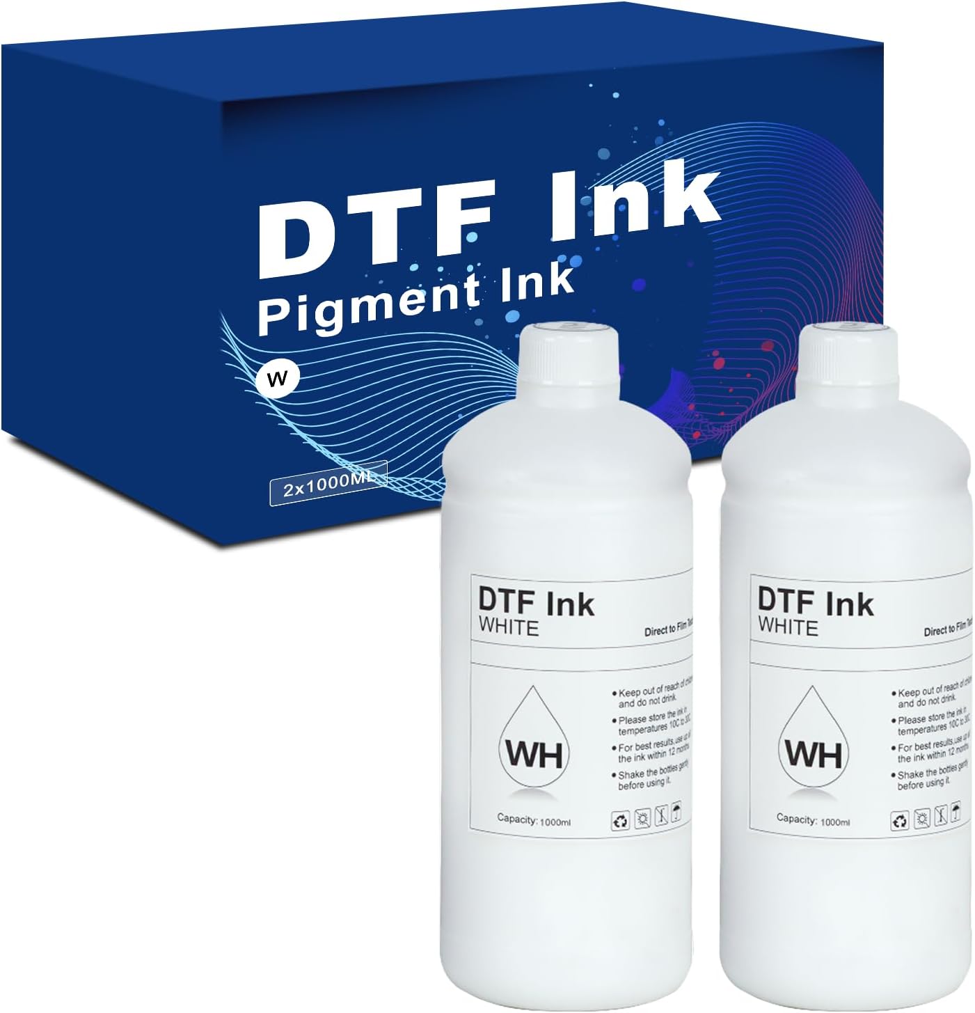 DTF Ink 2000ML Premium Heat Transfer Ink Compatible with