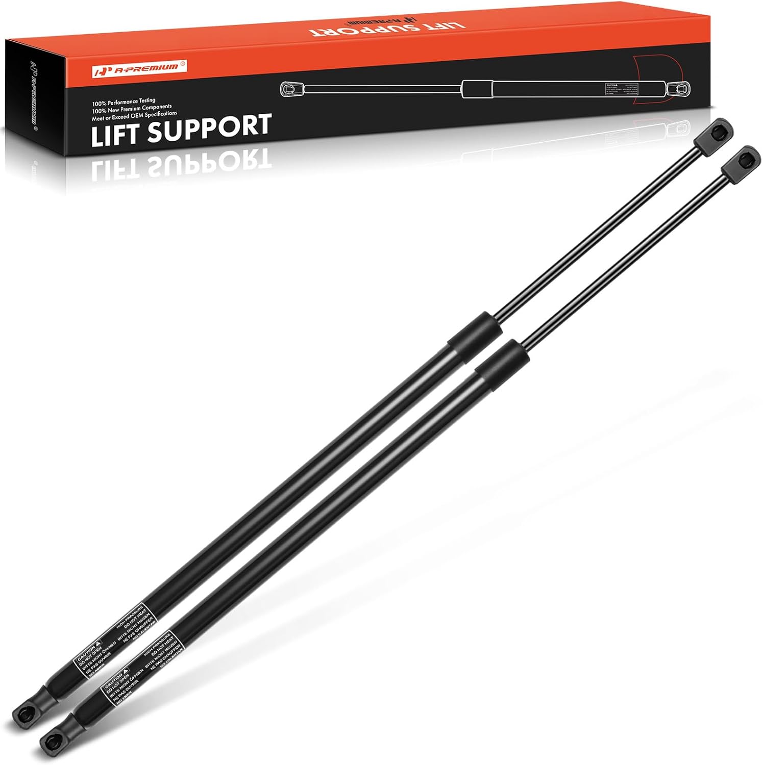 A-Premium Rear Tailgate Lift Supports Shock Struts Compatible with Select Volkswagen Models - Tiguan 2018-2023 Sport Utility - Replace# 5NA827550(2PC Set)