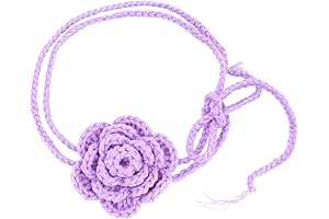Twinkling Purple Flower Choker Accessory