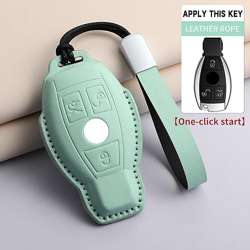 Vista 55 de Funda para llavero Mercedes Benz, Mercedes Benz Key fob Cover Mercedes Benz Llavero Accesorios ZPK, Tipo A02 Naranja