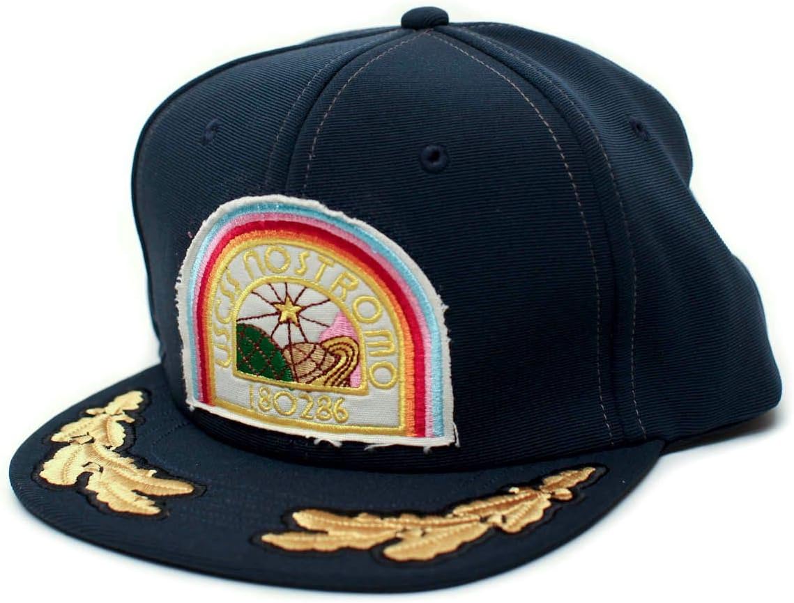 Posse ComitatusAlien Nostromo Flat Bill USCSS Movie Hat Appliquรฉ Patch Cap Unisex Adult Navy