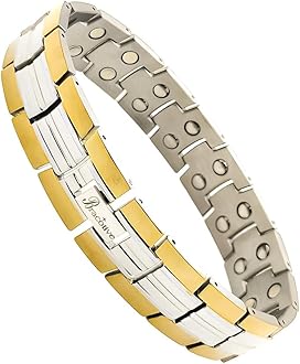 Bio Magnetic Titanium Bracelet Blood Pressure Control Chain Men-Women Bp Monitor Maintain Energy/Blood Circulation/Stamina/Pain/Strangth