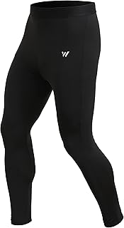WMX Unisex Athletic Fit Leggings Sports/Fitness/Yoga/Gym Compression Lycra Skin Wear Full Tights Plain Lower/Pant