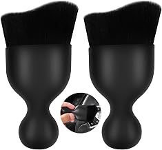 Scratch Free Car Interior Cleaning Tool Brush with Cover, Car Duster, Car Detailing Brushes Interior Duster, Auto Interior Soft Bristles Cleaning Brush Dusting Tool for Car, Office, Keyboard