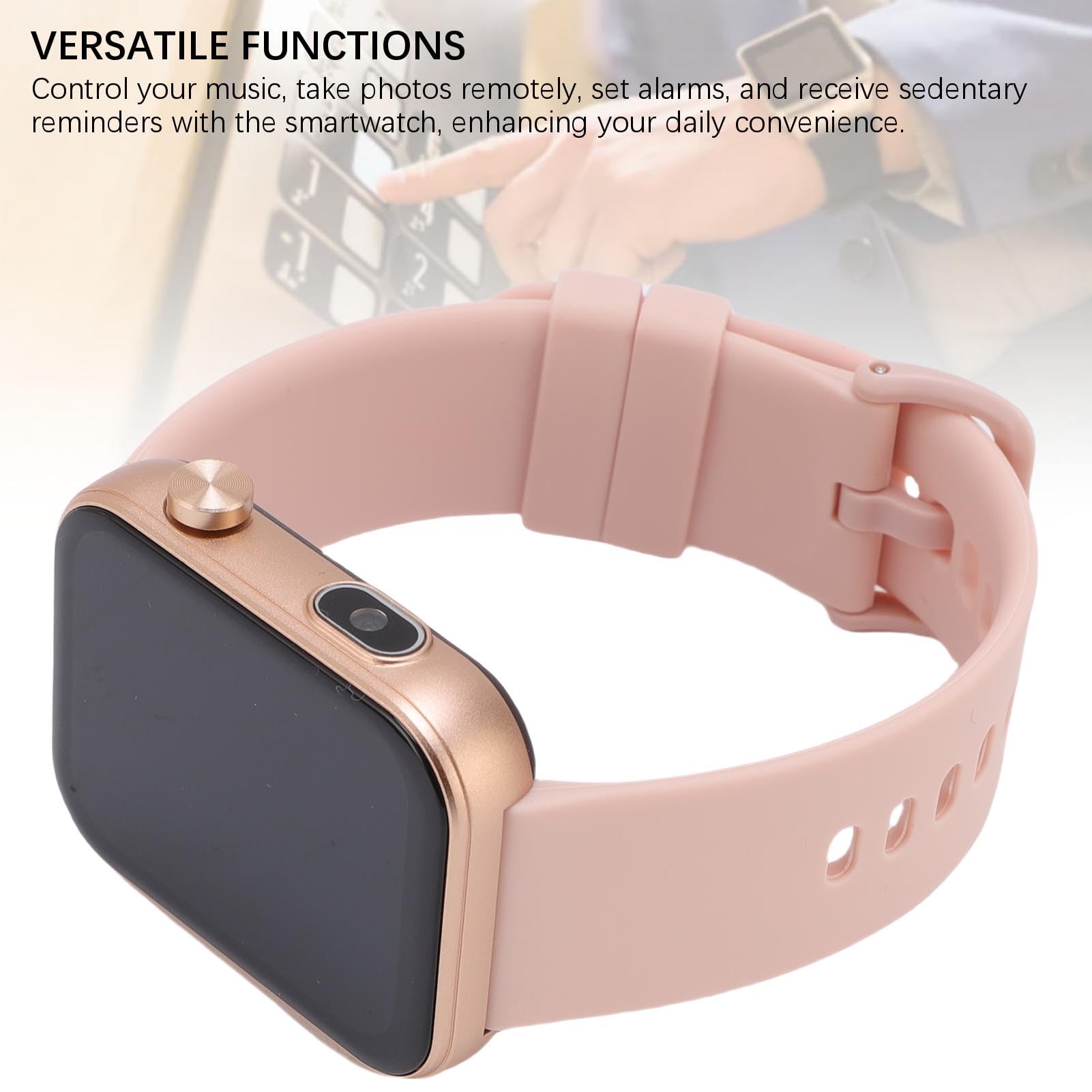 Garsent Smart Watch, Tracker Fitness z 1,91 -calowym Ekranem Dotykowym HD, 8+12 Trybów Sportowych, IP67 Waterproofing Smartwatch, Wsparcie Bluetooth Call Photo Nagrywanie Wideo dla