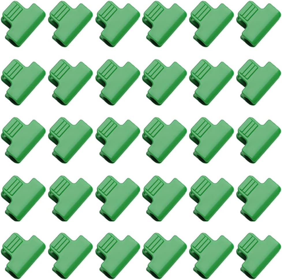 24 Clip Per Serre - Fissaggio Teli Per Tubi Ø16-17mm | Vento Forte - Foto 3