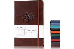 WERTIOO Bullet Journal for Men: Premium Leather Notebook for Enhanced Productivity