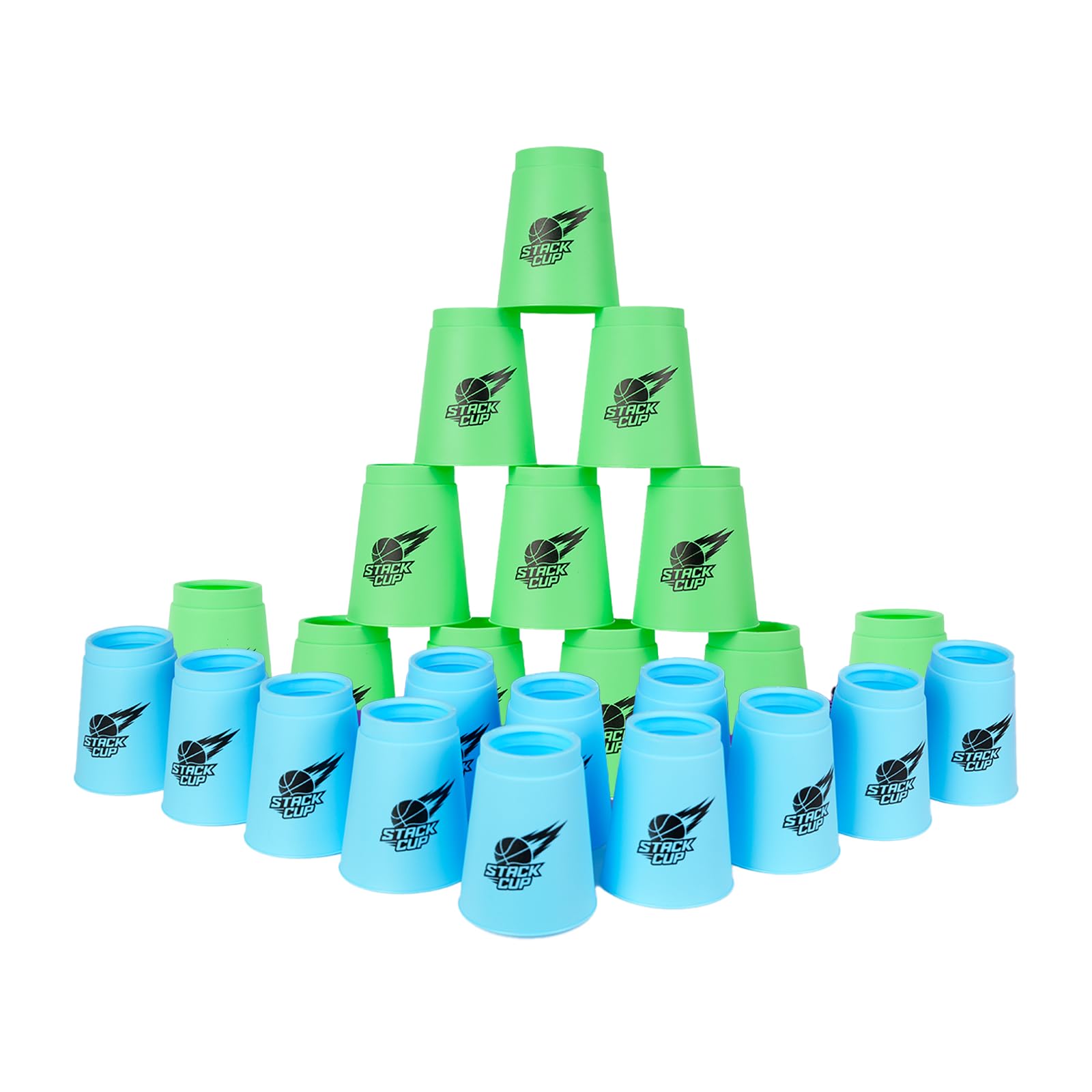 Snapklik.com : Quick Stack Cups, 24PCS Stacking Cups Training Game For ...