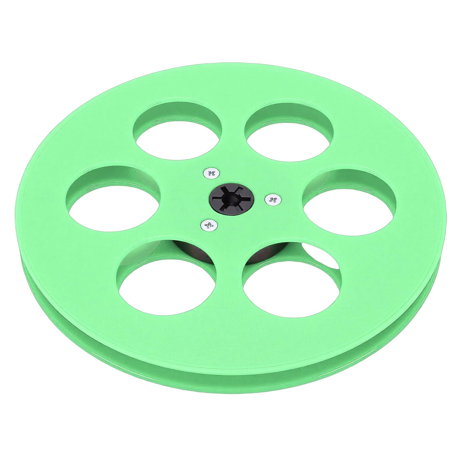 Generic 1/4 7 Zoll Robuste Leere Tonbandspule für Studer Take Up mit NAB-Nabenersatz, Premium-Tonbandspule für Aufnahmen, Passend für, ABS-Material (GREEN)