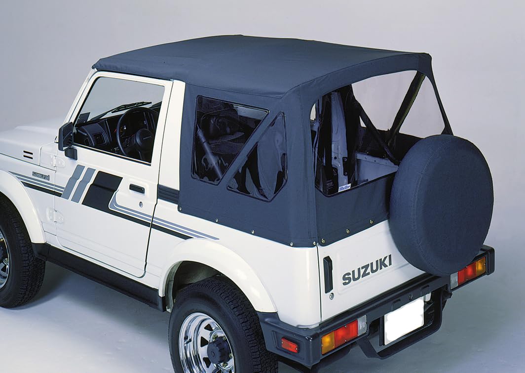 Ersatzverdeck schwarz klare Scheiben kompatibel Suzuki SJ 410/413 1986-2004