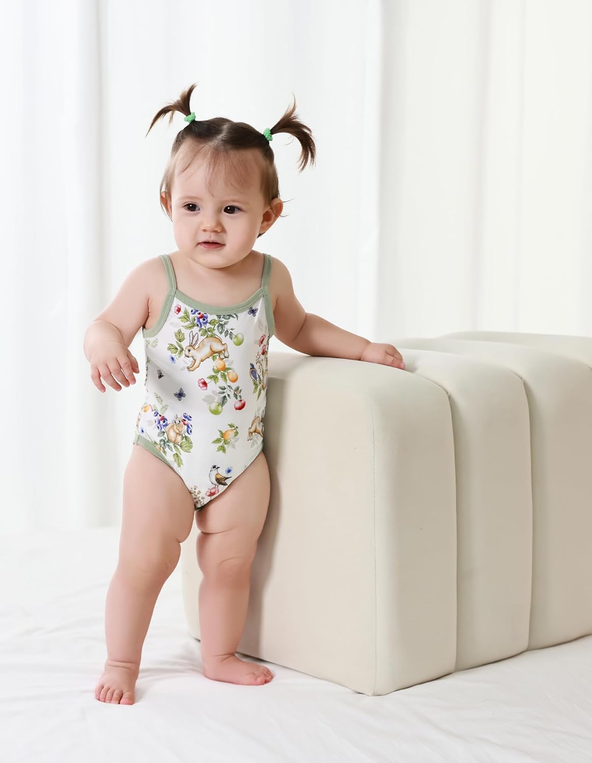 Baby Boy Girls Sleeveless Bodysuits Ultra Soft Tank Pajamas Infant Unisex Sleepwear - Image 5