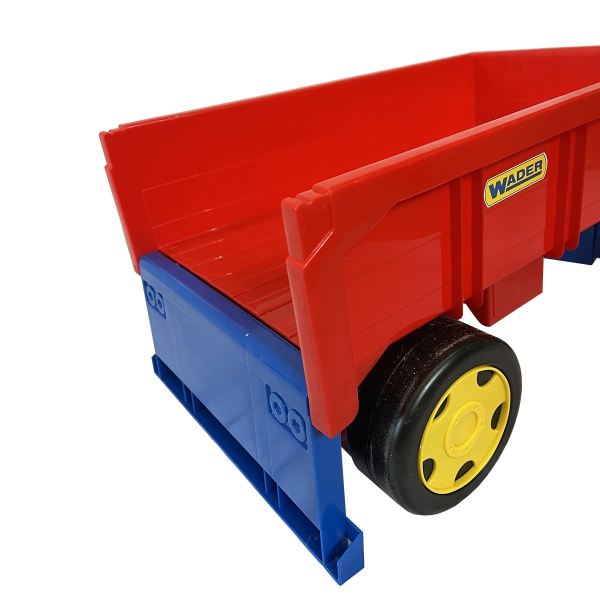 Wader 10950 - Carretilla de Mano Gigante con robustos Ejes de Acero, Capacidad de Carga hasta 60 kg, tamaño Aprox. 95 cm, para niños a Partir de 12 Meses, Juegos creativos