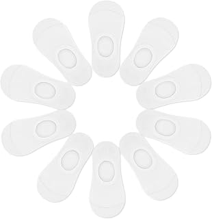 Kereda 10 Pairs Kids No Show Socks for Girls Boys Non Slip Low Cut Cotton Socks