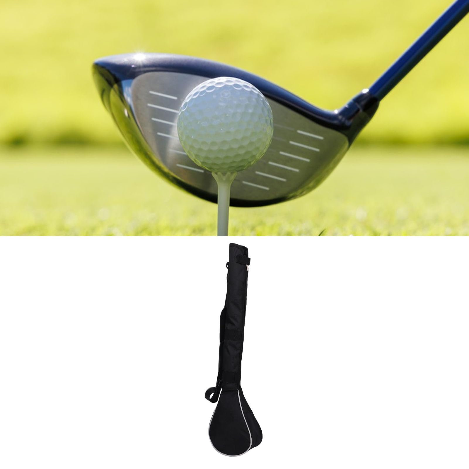 CHICIRIS Mini Club Torba, Nylonowa Przenośna Lekka Torba Golfowa z Paskiem na ramię do Treningu