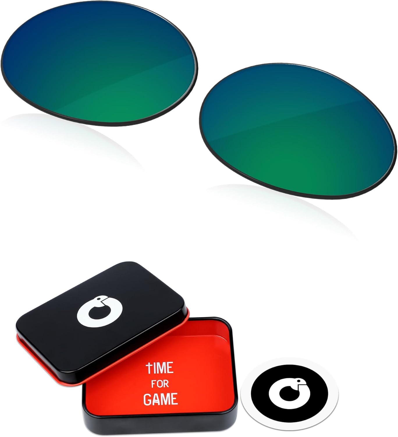 1.8MM Polycarbonate Replacement Lenses for Oakley Eye Jacket Redux OO9438 55mm Sunglass Ultra Polarized