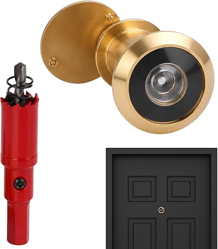 Porte 200° Grand Angle Œilleton en Verre 35-60mm Judas