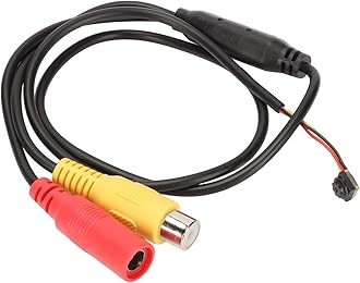 Mini CCTV Surveillance Camera 800TVL Home Video Sound Analog Camera AV Output, Plug and Play, Compact Design, for Homes, Offices, Aerial Aircraft