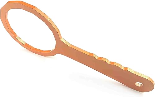 Miniatura 2 de Turbo Diesel 5.9L 6.7L Cummins Llave de filtro de aceite para Dodge Ram 05083285AA MO285 Recubrimiento en polvo naranja