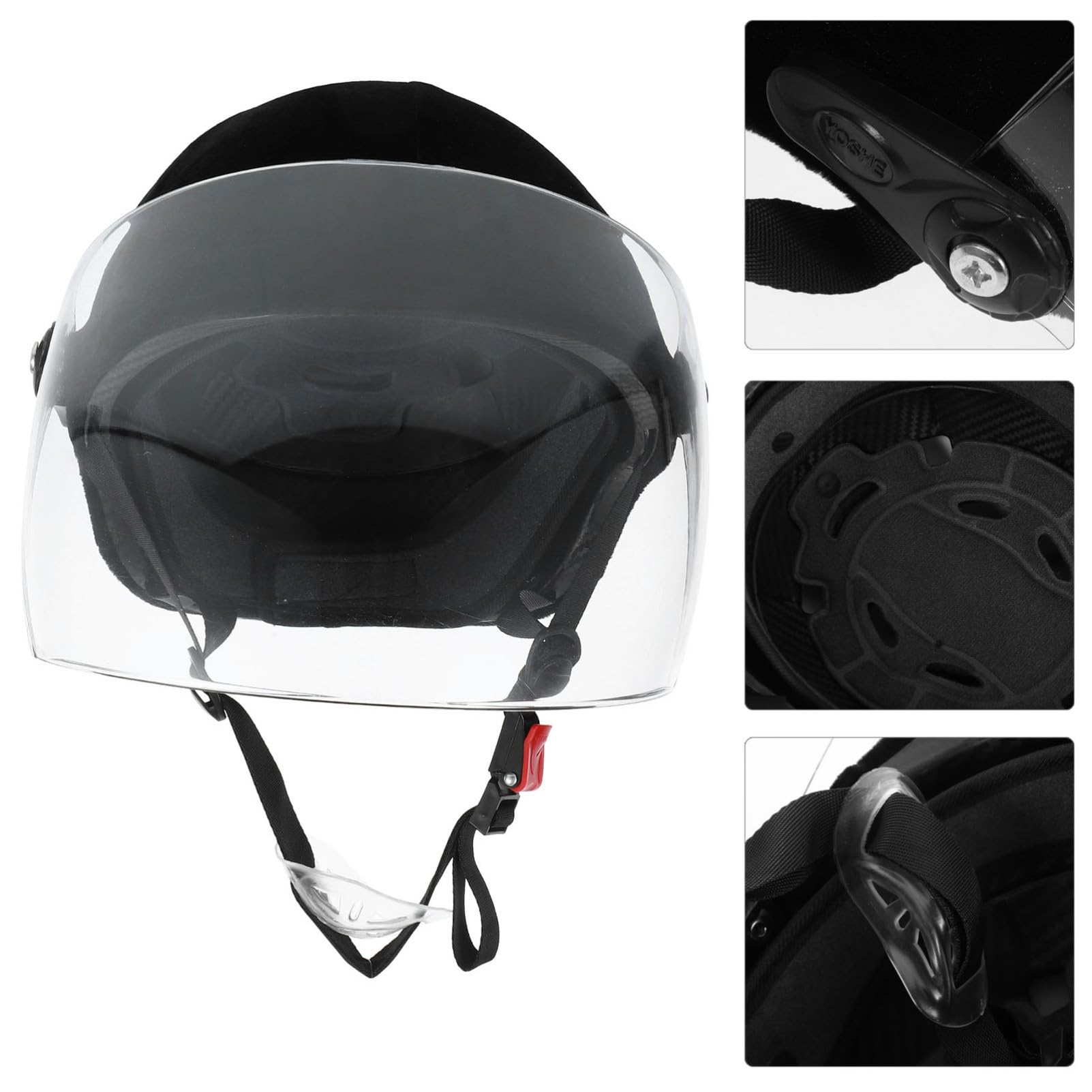 Casco da Equitazione per Ragazzi Nero in Abs per Bambine