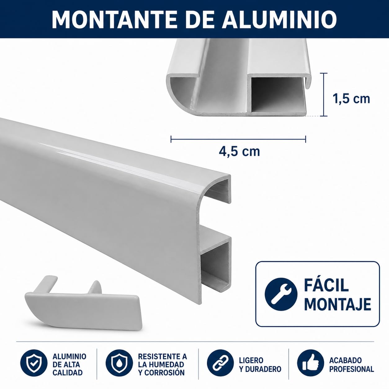 Cortinas - Tenda in corda per esterni, in plastica PVC e barra in alluminio, 96 strisce, ideale per terrazze e verande, anti-mosche, bianco-grigio, 210 x 120 cm