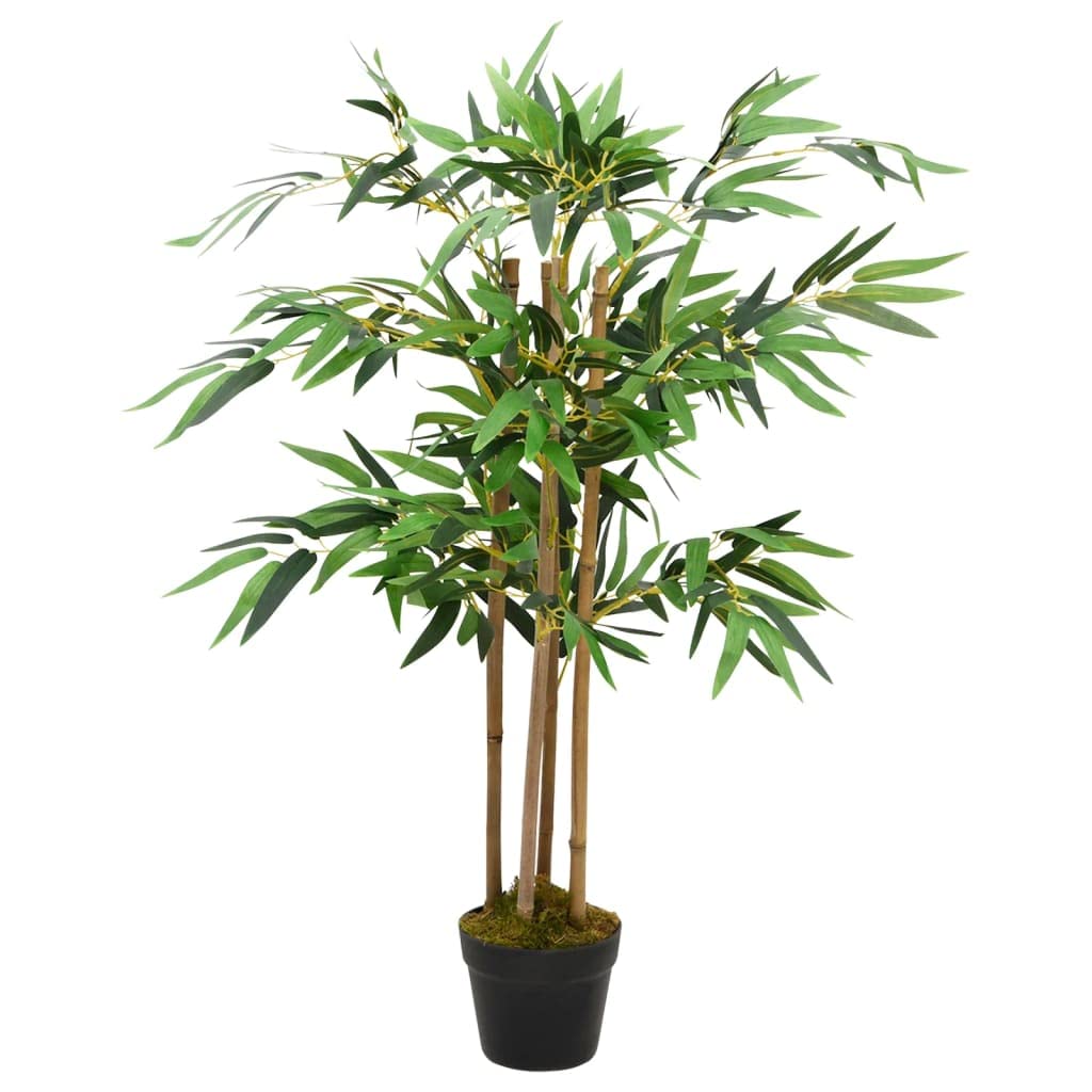 vidaXL Artificial Bamboo Plant Twiggy with Pot 90cm Fake Arrangement Decor