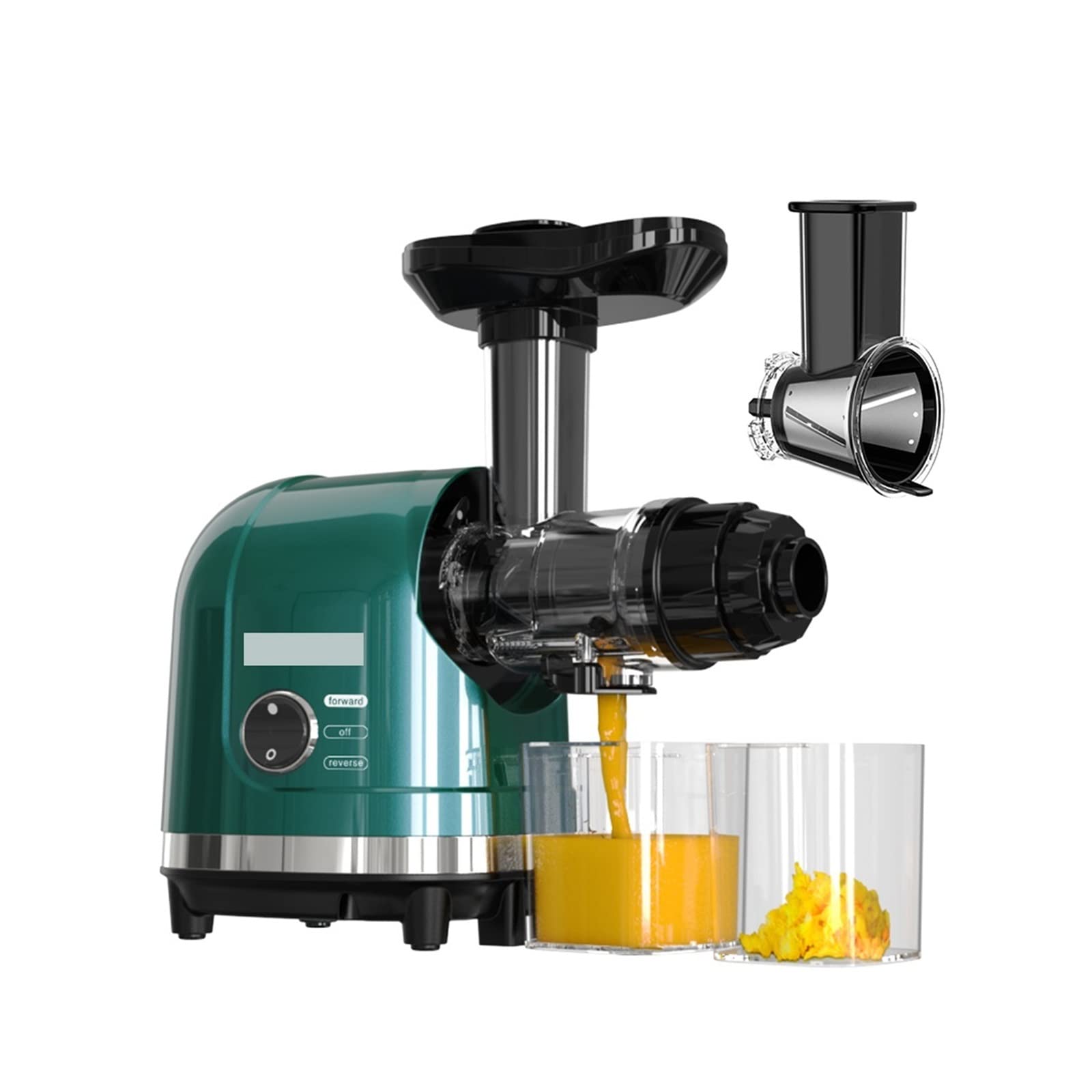 MIIKHI Style Electric Multifunction Juice Machines with Vegetable Slicer Slicer Kitchen Appliance Making (Color : Juicer and Slicer, Size : US)