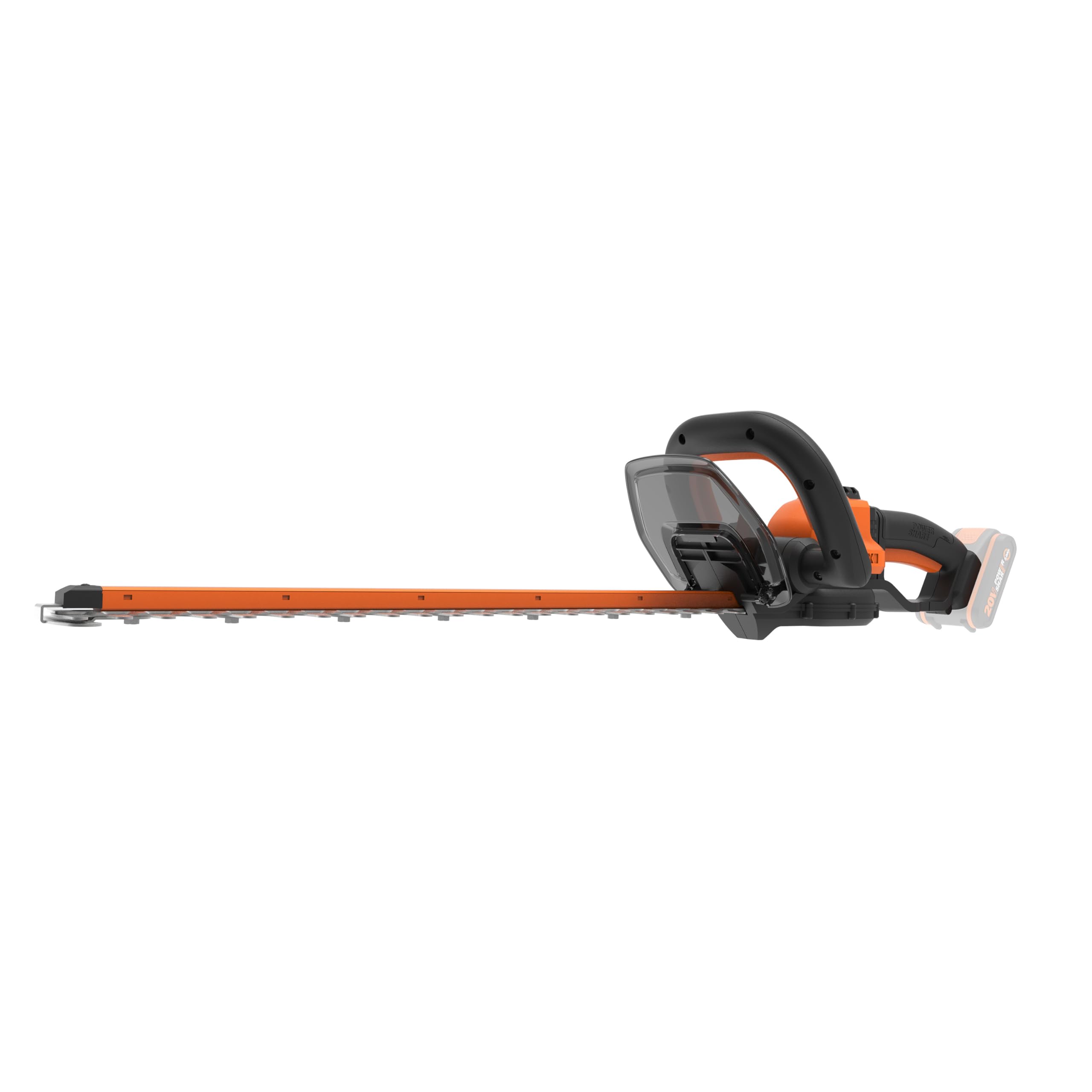Cortasetos a batería | WORX | WG264E.9 | 20V Máx. |PowerShare | Cuchilla Doble Longitud Cuchilla 56 cm | Distancia Entre Dientes 20 mm | Sin batería ni Cargador