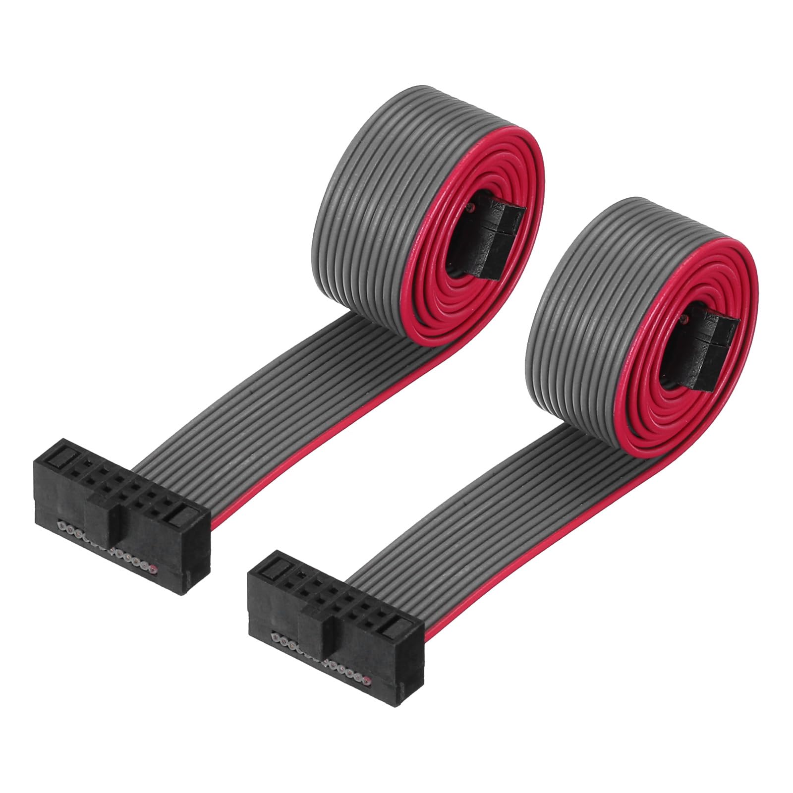 Cable Plano Gris De 2,54 Mm De Paso Db9 A 10p M/f Idc | Cuotas Sin Interés