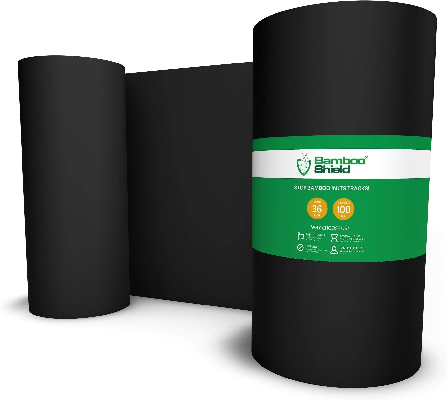 50 feet Long x 36 inch x 100 mil - Bamboo Root Barrier/Water Barrier