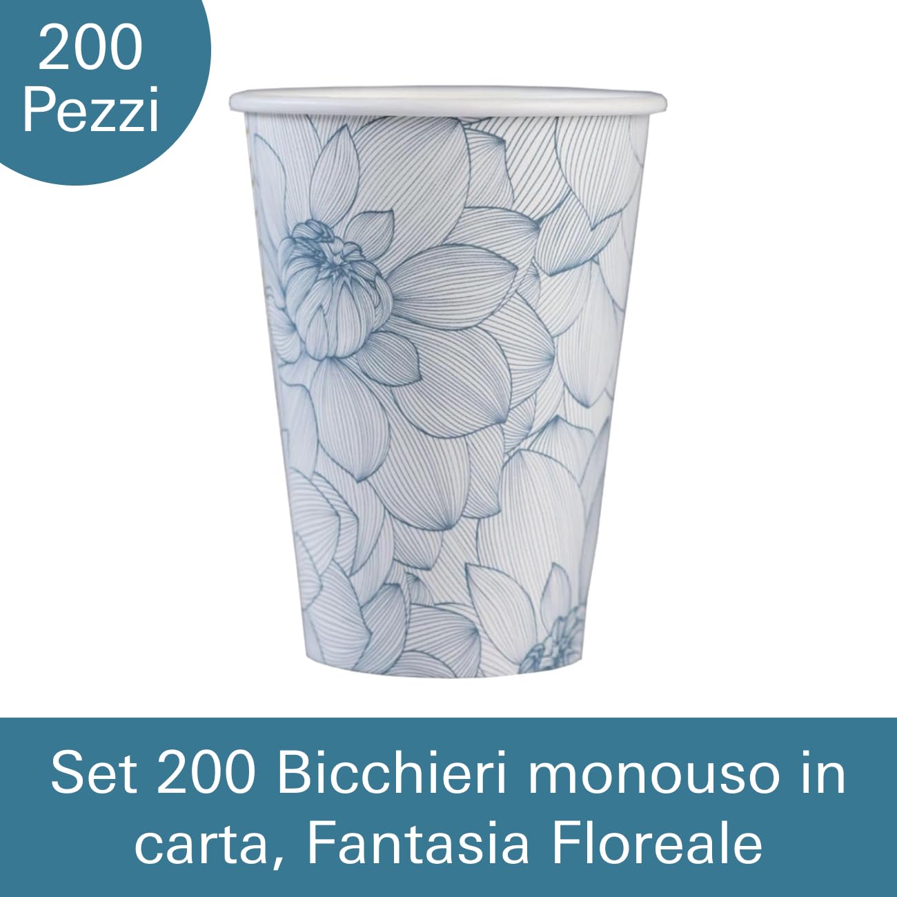 Bicchieri in Carta monouso 200ml con Grafica Ecore | Paluplus