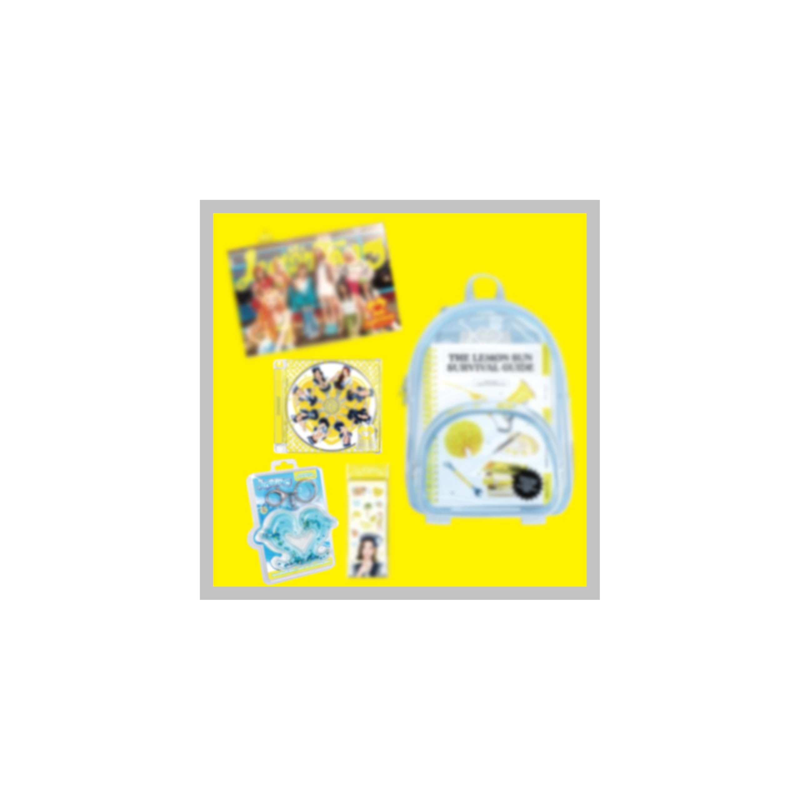 (Juego de 5 versiones: 1 libro de fotos, 1 calcomanía, 1 llavero, 1 estuche para joyas, 1 kit de verano), Hearts2Hearts Lemon Tang 2º mini álbum con seguimiento H2H