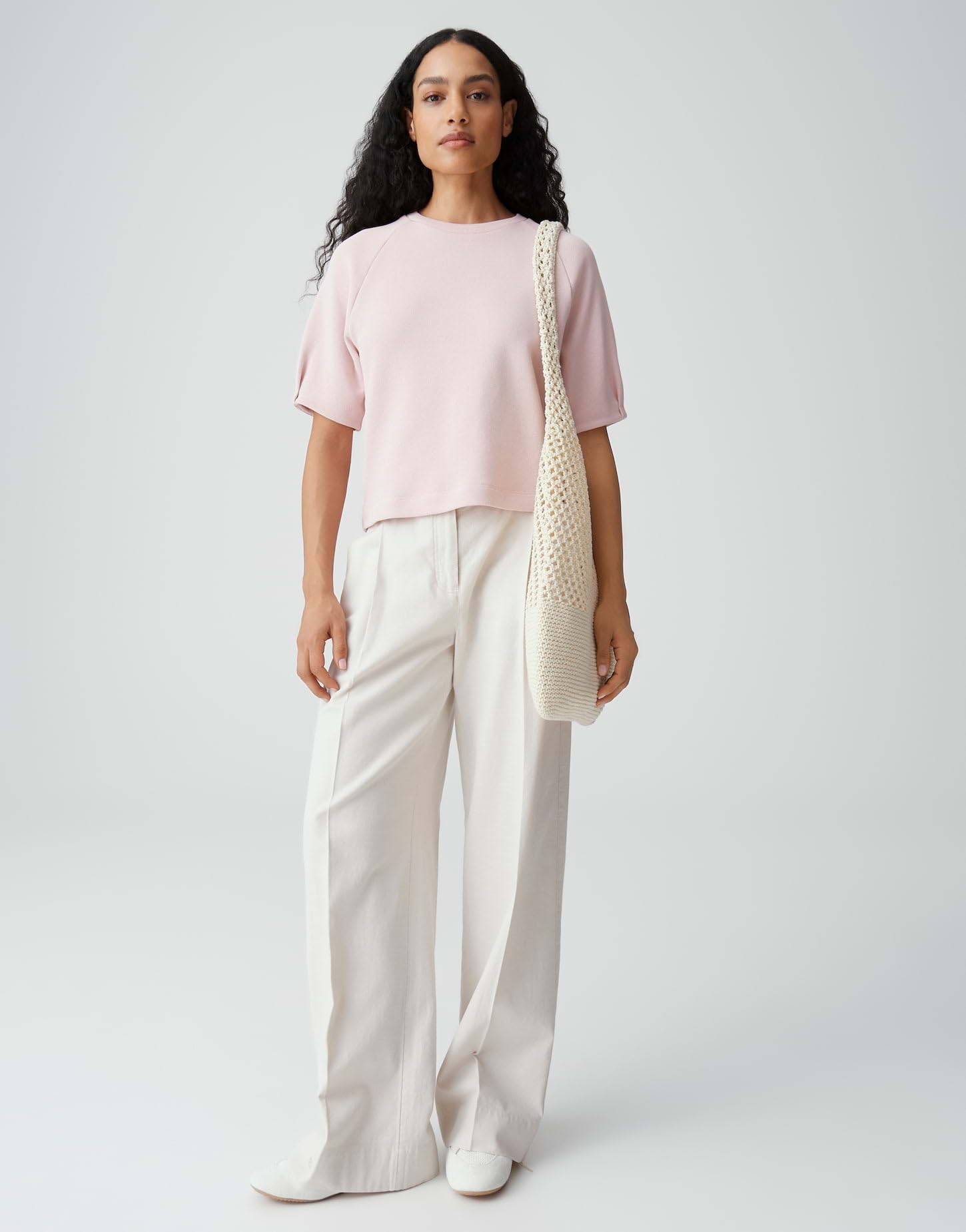 OPUS Damen Sweatshirt | Sweatshirt aus nachhaltigem BCI Cotton Mix Regular Fit