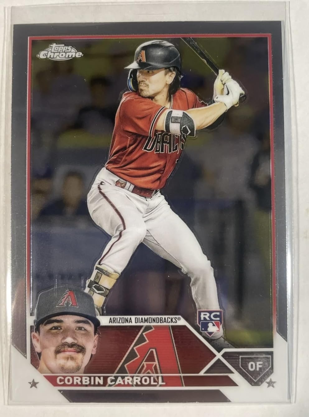 2023 Topps Chrome Corbin Carroll Rookie RC #95 - Arizona Diamondbacks