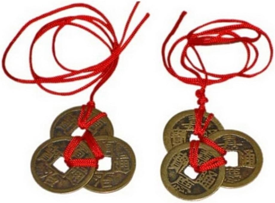 Amazon.com: Boao 50 Pieces 1 Inch Chinese Feng Shui Coins I Ching Coins ...