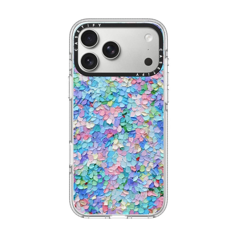 CASETiFY インパクト クリア iPhone 17 Pro Max ケース [黄変防止/クリア 透明/MagSafe対応] - Pastel Petals - Clear