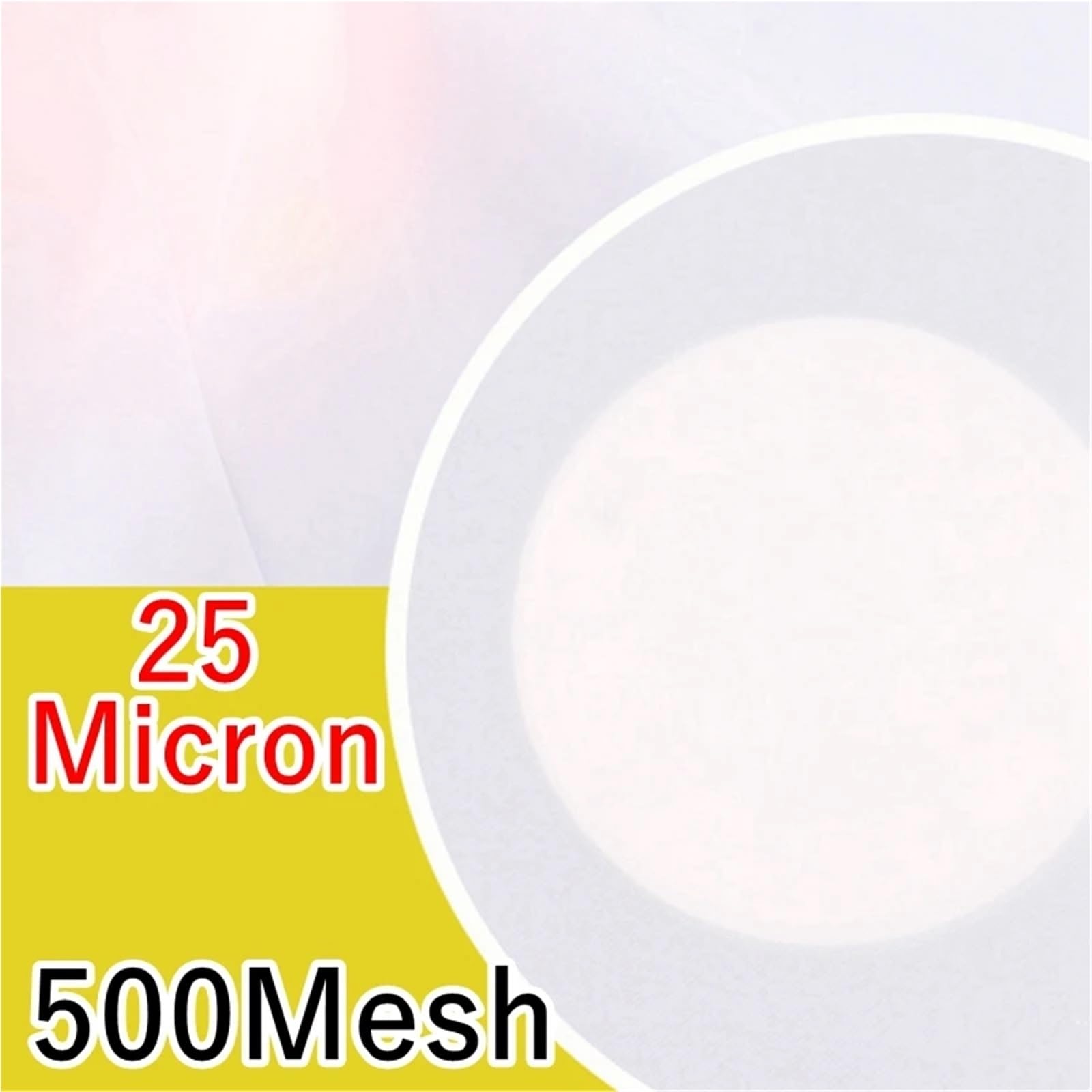 Tejido de nailon de malla fina para filtros Tamaños múltiples de nylon de la anchura de la malla el 1m del blanco 20-500 de la categoría alimenticia de la malla del filtro(500mesh 25micron,1x5 meters)