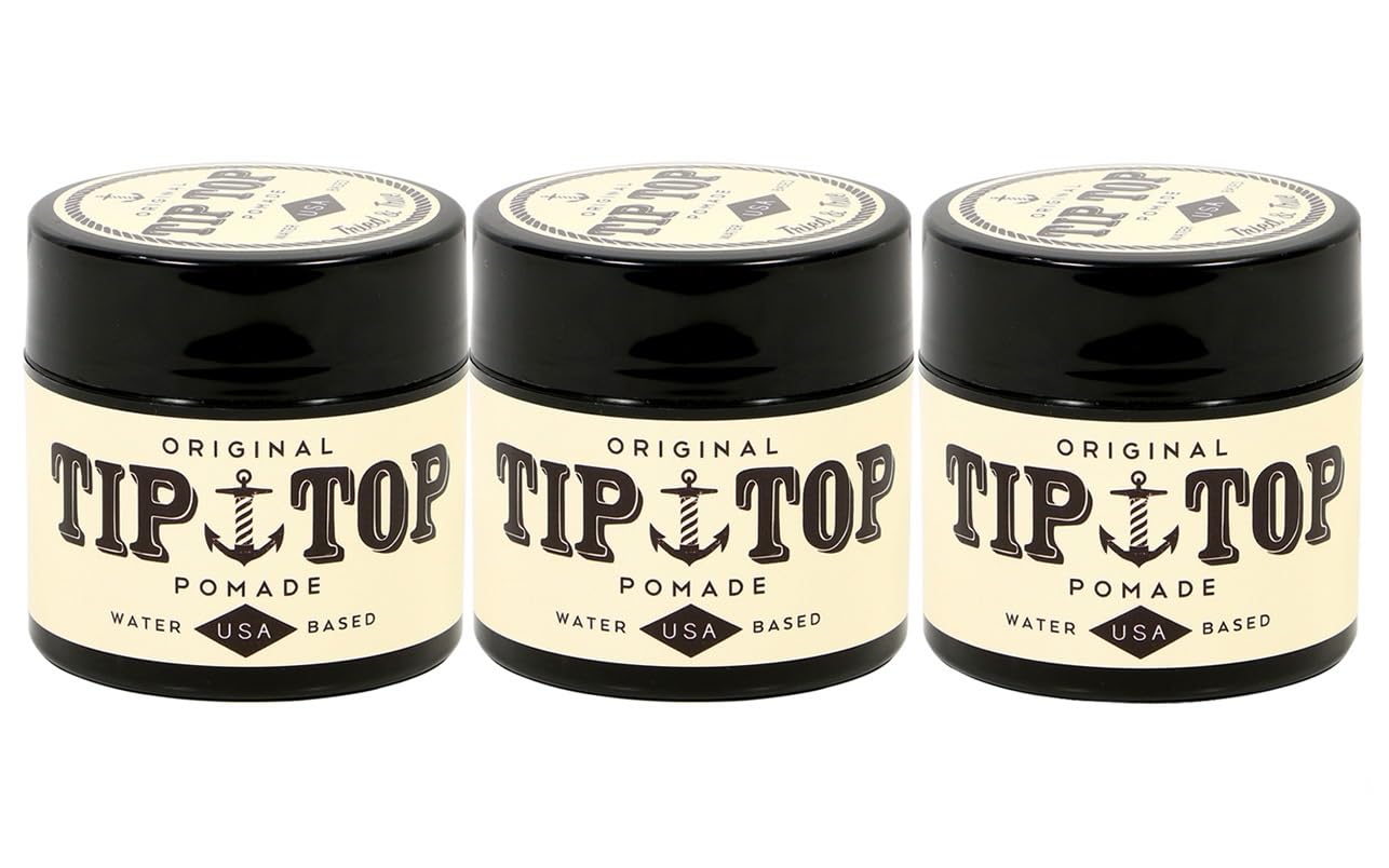 TipTop TIP TOP Original Water Based Pomade 4.25oz Pack of 3